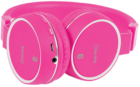 Av:link Wireless Bluetooth Headphones - Pink