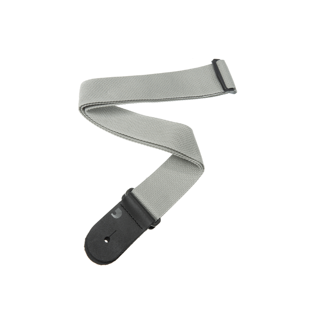 D Addario 50mm Poly Strap Silver