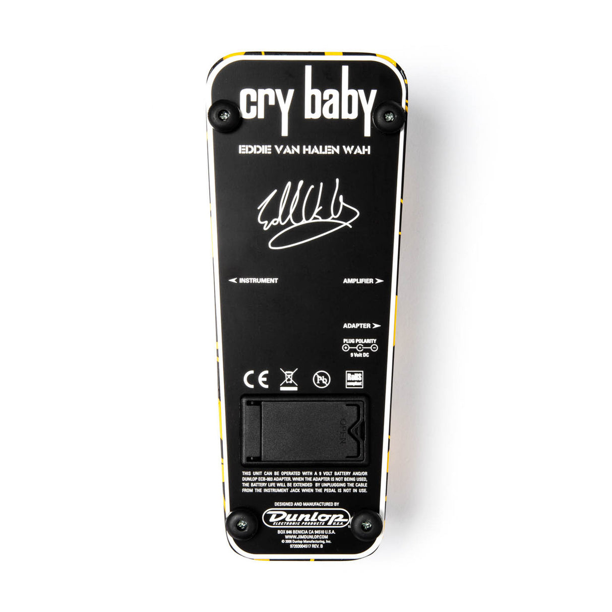 Jim Dunlop EVH95 Eddie Van Halen Cry Baby Wah Pedal