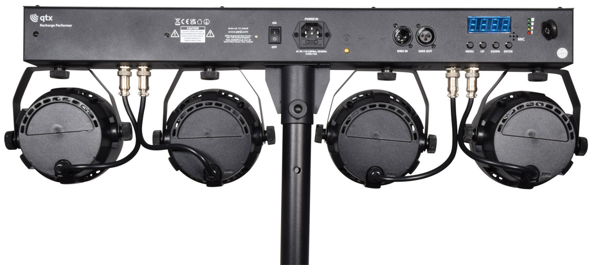 QTX Recharge Performer LED PAR Bar with Tripod