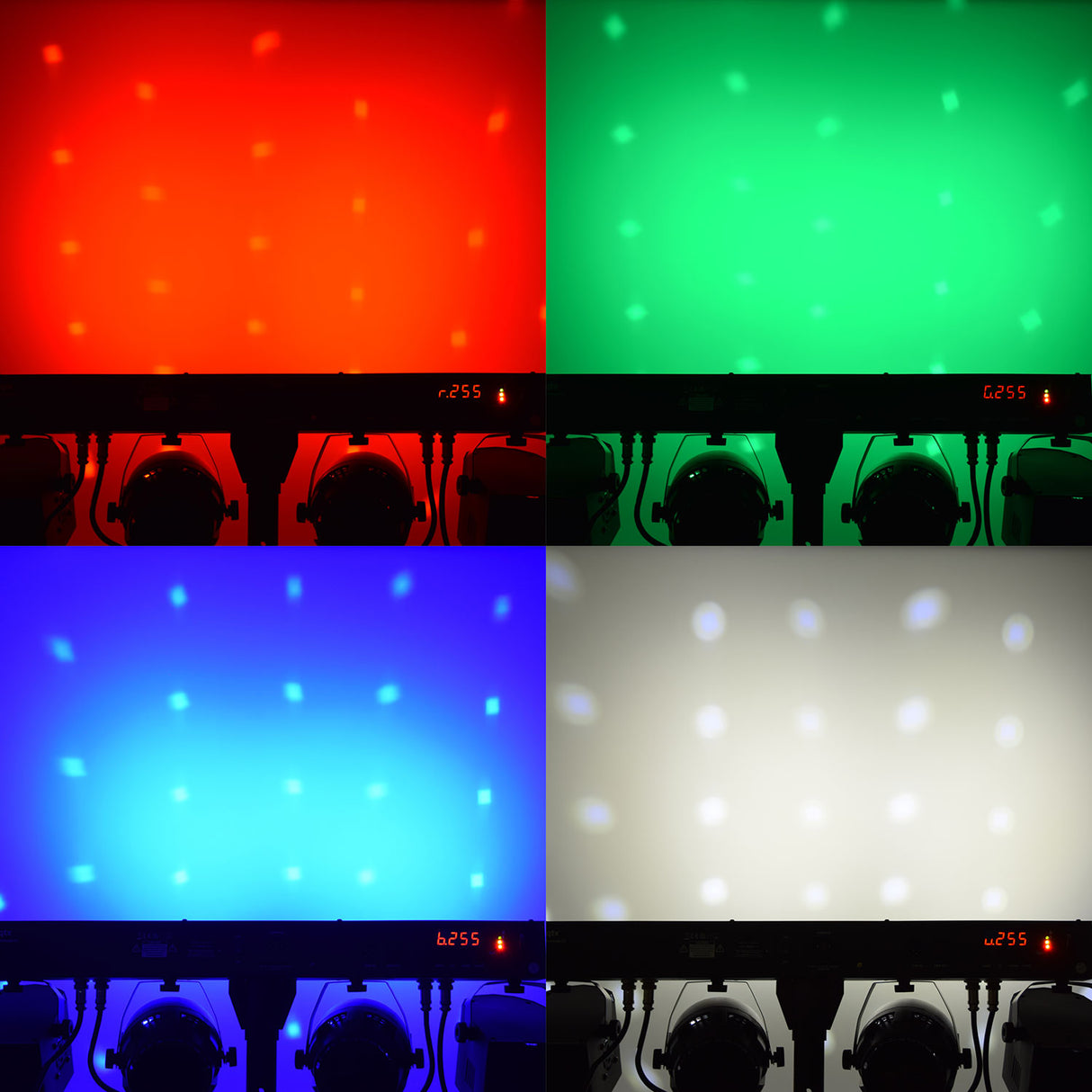 QTX Recharge DJ LED Derby And PAR Bar with Tripod
