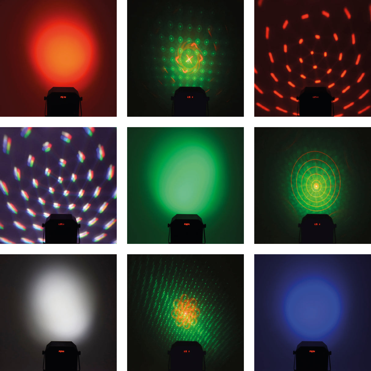 QTX Pentaflash 5-in-1 LED And Laser Effect