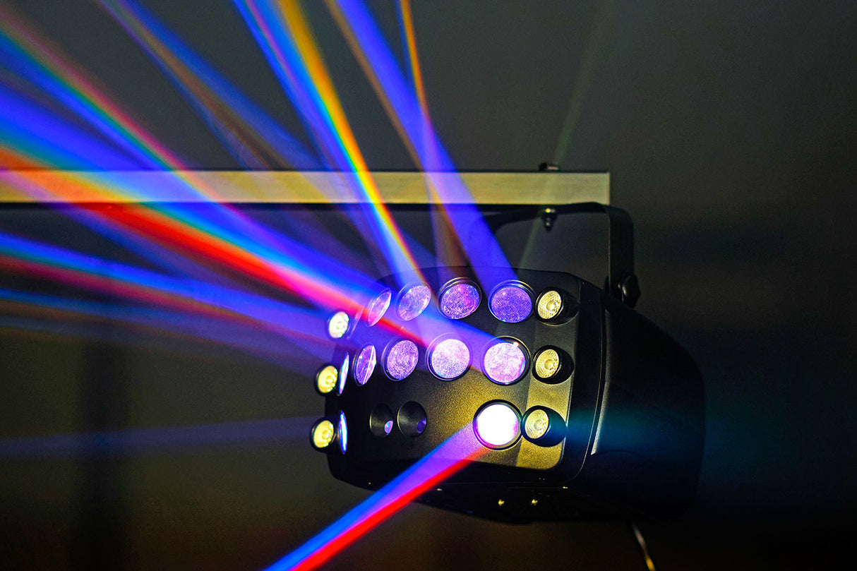 QTX Butterfly Effect 3-in-1 LED And Laser Effect Light