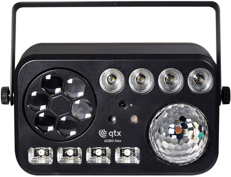 QTX GOBO Hex 6-in-1 LED and Laser Effect