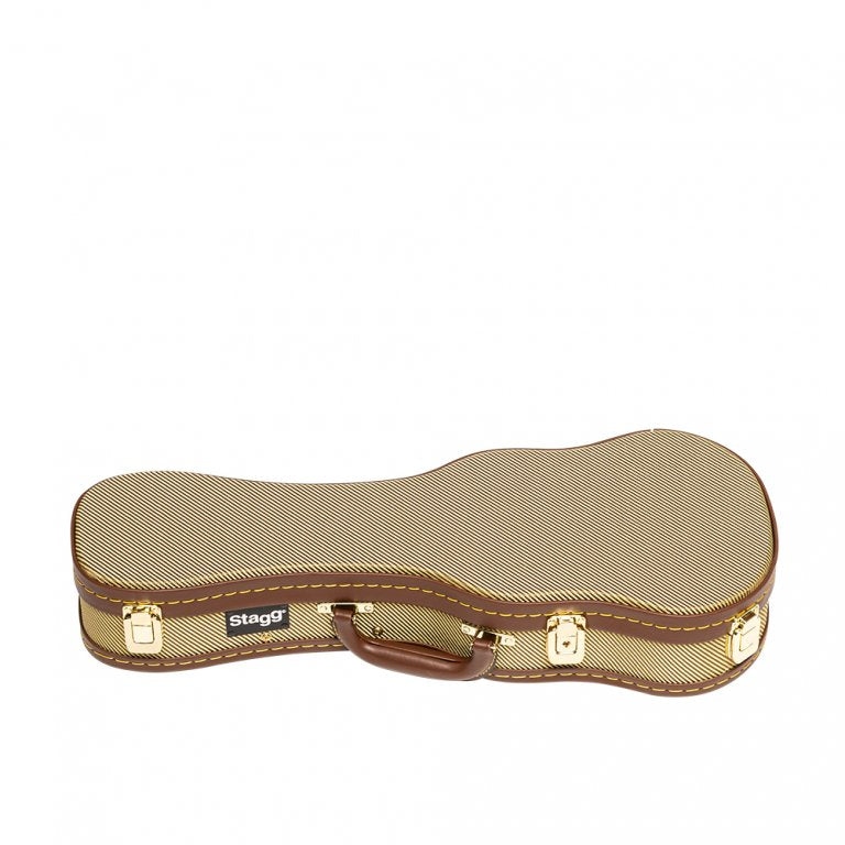 Stagg GCX-UKS GD Deluxe hardshell case for Soprano Ukulele
