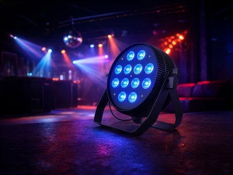 Citronic MagicPAR-80 12 x 12W RGBWA/UV LED Fanless PAR Can - Black