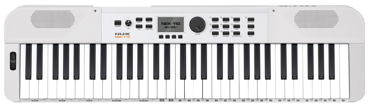 NUX NEK-110 61-Key Portable Keyboard White