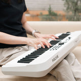 NUX NEK-110 61-Key Portable Keyboard White