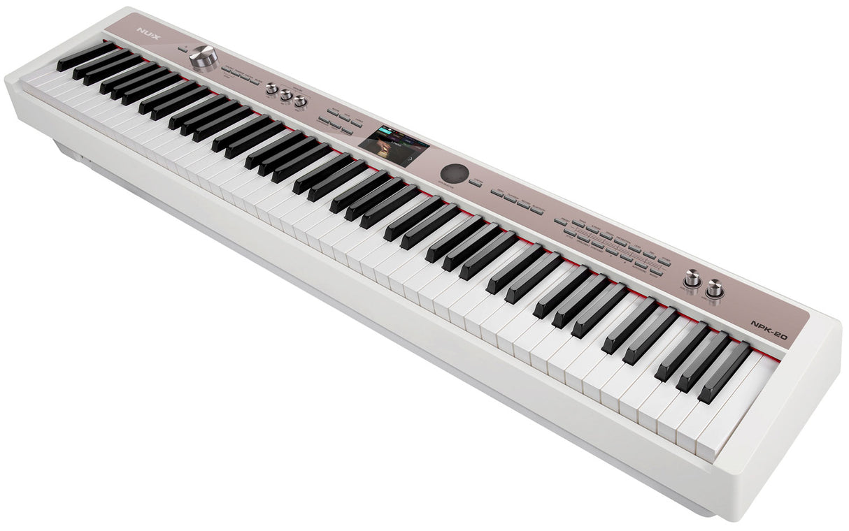 NUX NPK-20 Professional Digital Piano - White