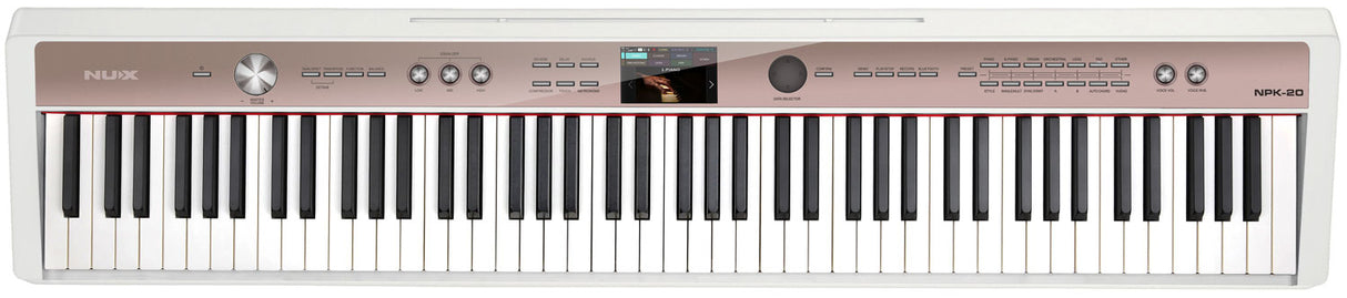 NUX NPK-20 Professional Digital Piano - White
