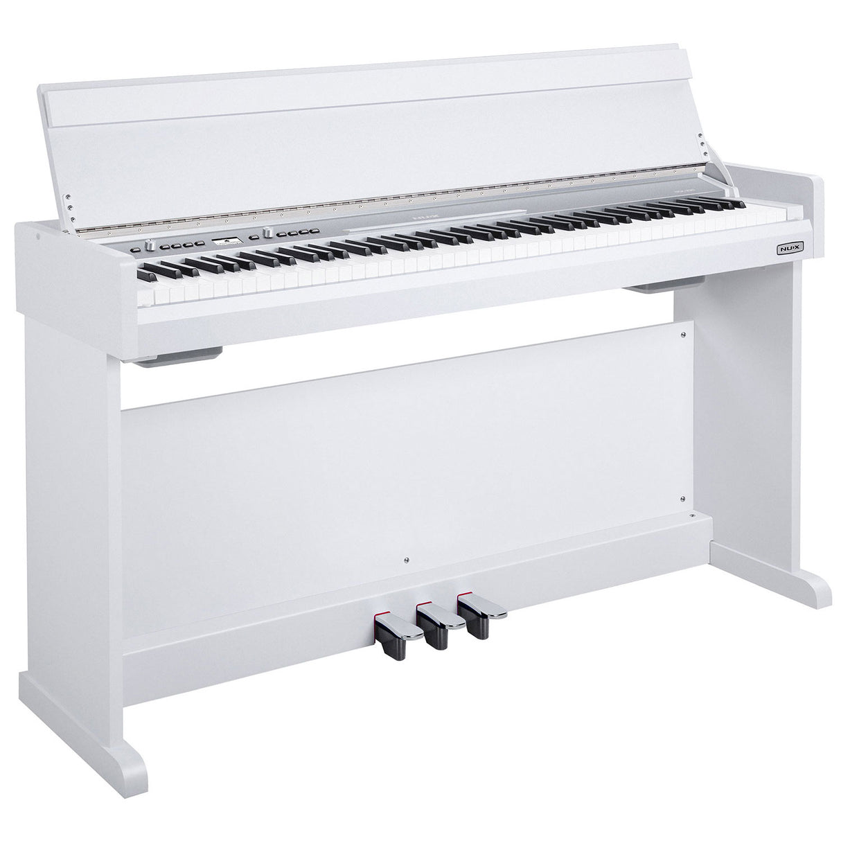 NUX NCK-330 Digital Upright Piano - White