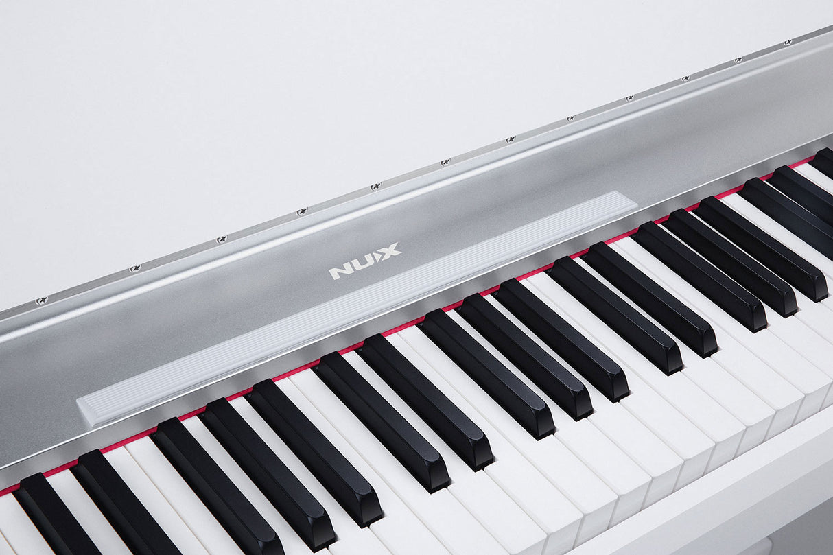 NUX NCK-330 Digital Upright Piano - White