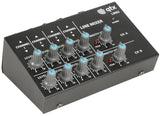 QTX LM82 Mini Line Level Mixer -4 stereo jack