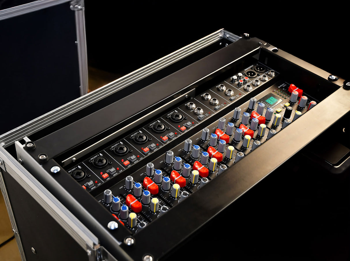 Citronic CSR-63 Rack-mountable Mixer 9 Channel with DSP and Bluetooth