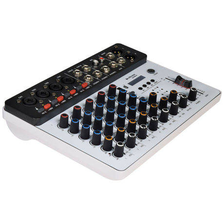 Citronic Q-PAD-8 Compact Mixer with USB Bluetooth and Audio Interface