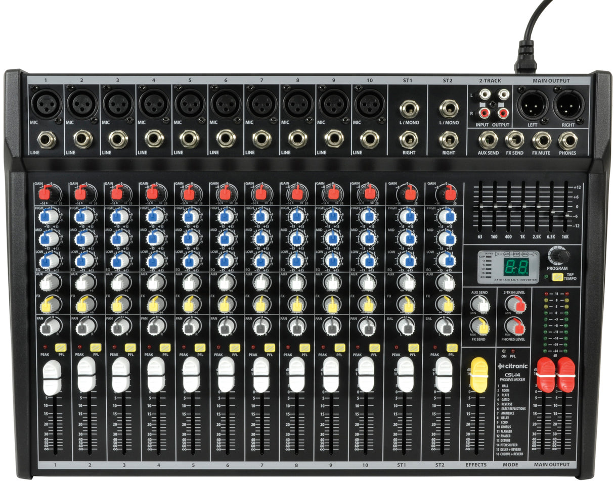 Citronic CSL-14 Compact Mixing Console with DSP