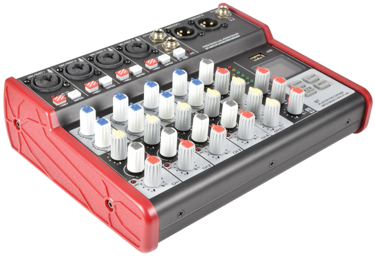 Citronic CSM-6 Compact Mixer With USB and Bluetooth