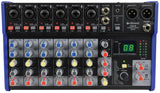 Citronic CSD-8 Compact Mixer with Bluetooth wireless and DSP Effects