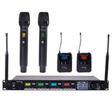 Citronic TU4-C Quad PLL Tuneable UHF Wireless Microphone System