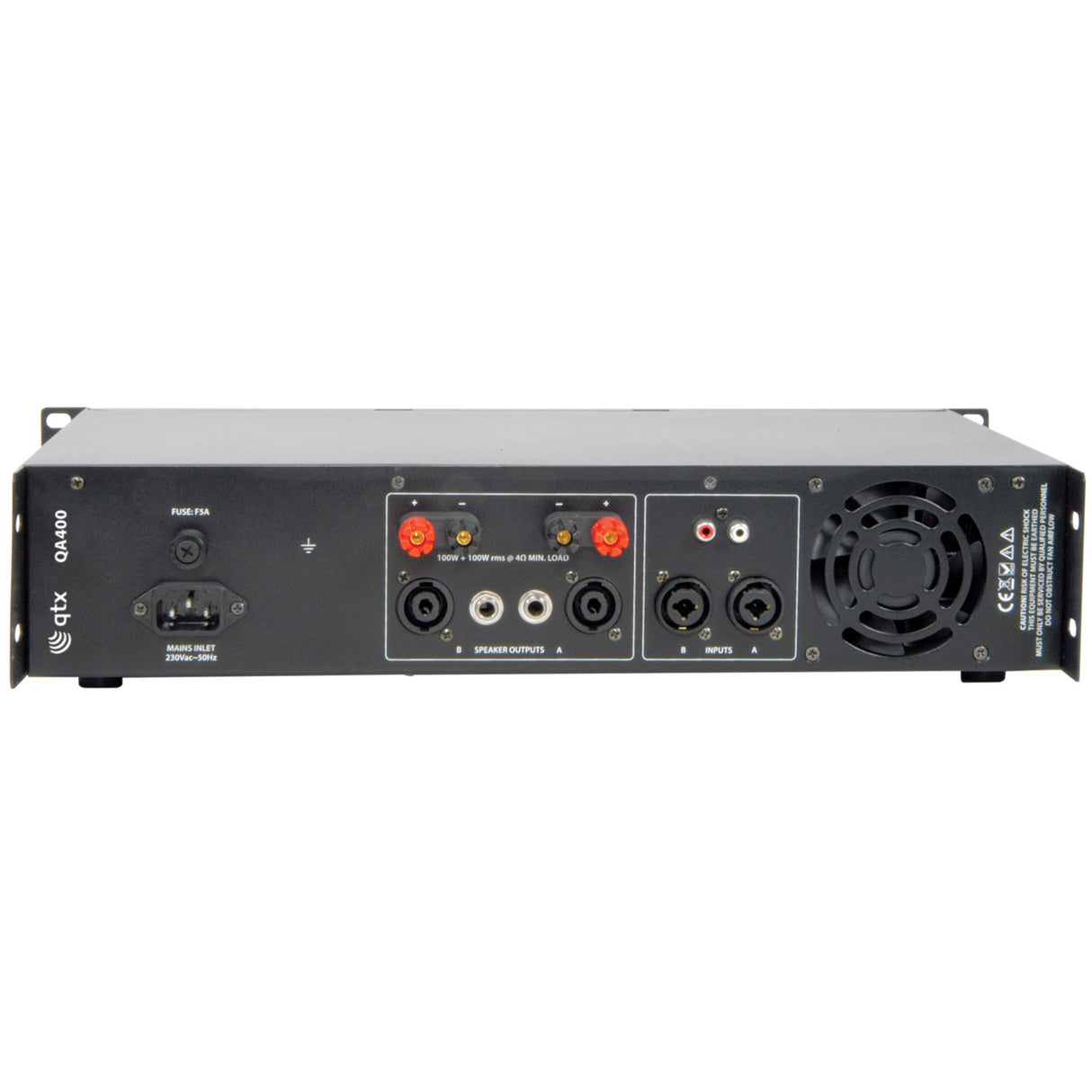 QTX QA400 400w QA Series Power Amplifier