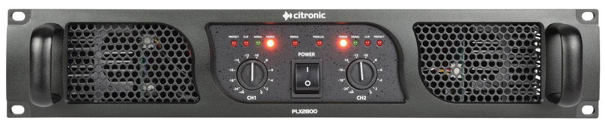 Citronic PLX2800 2 x 1400W PLX Series Rackmount Power Amplifier