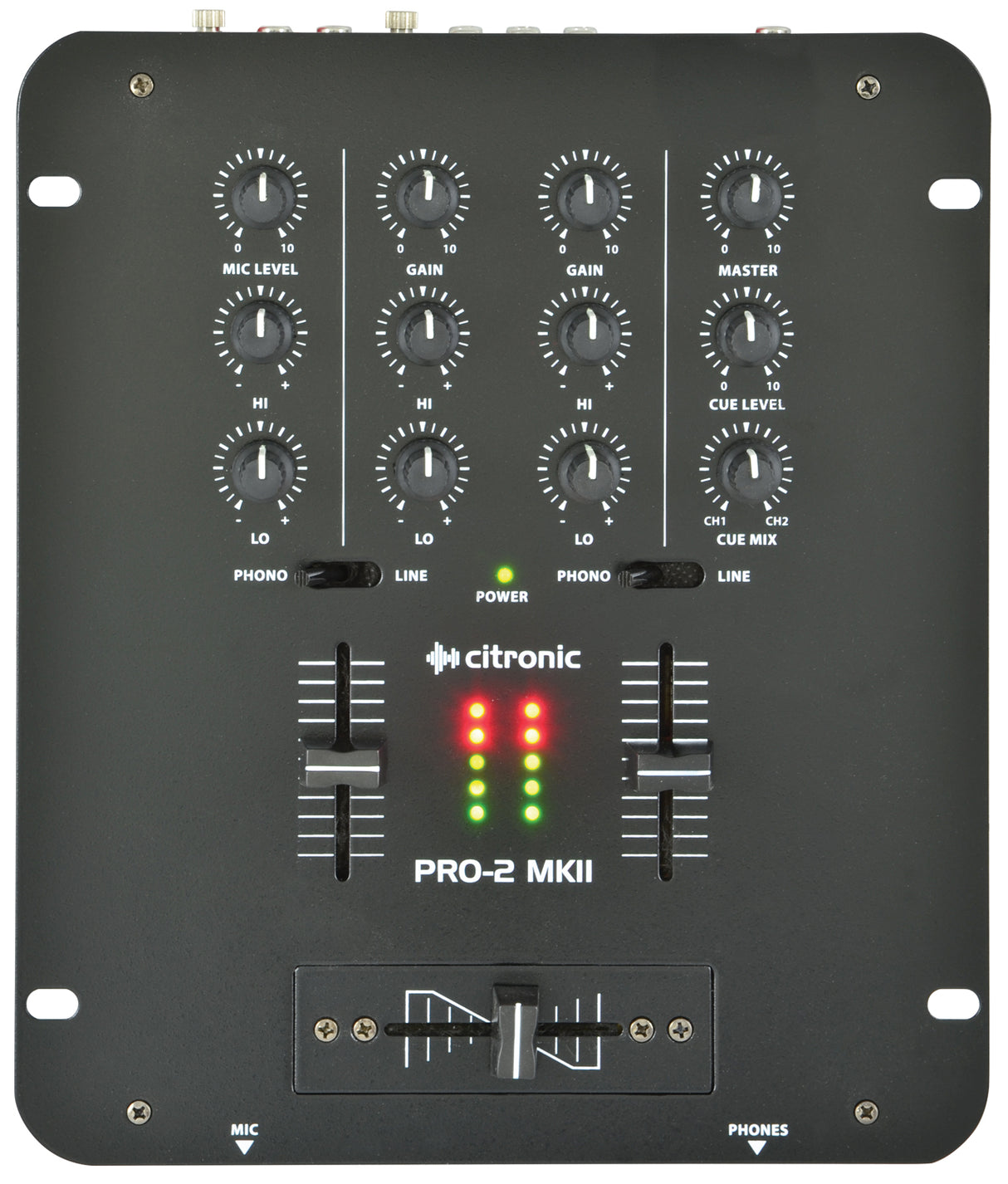 Citronic PRO-2 MKII DJ Mixer 2 Channel