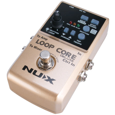 NUX Loop Core Deluxe 24-bit Looper Pedal Bundle