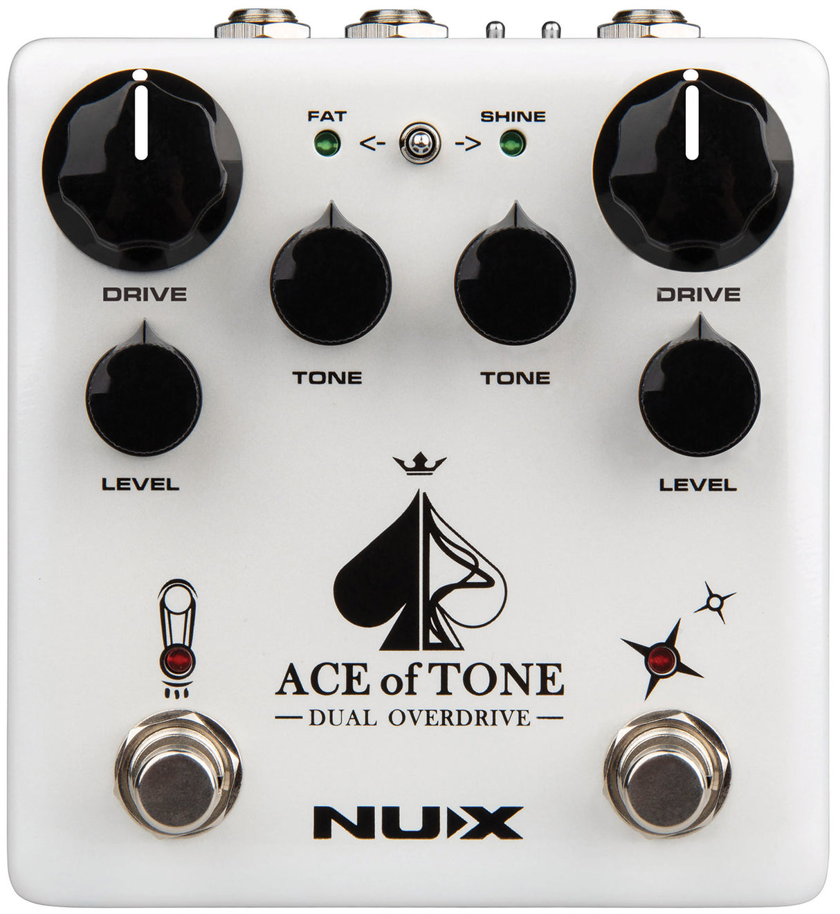 NUX Ace of Tone Dual Stacked Overdrive Pedal