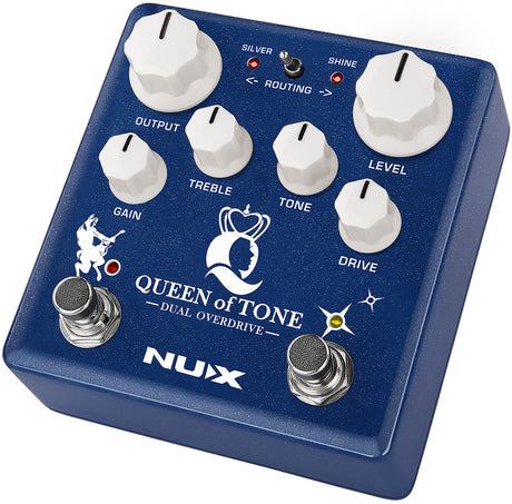 NUX Queen of Tone Dual Stacked Overdrive Pedal