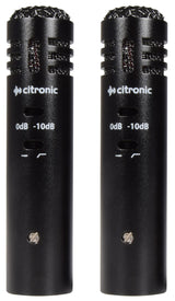 Citronic ECM20 Condenser Microphones Stereo - Pair