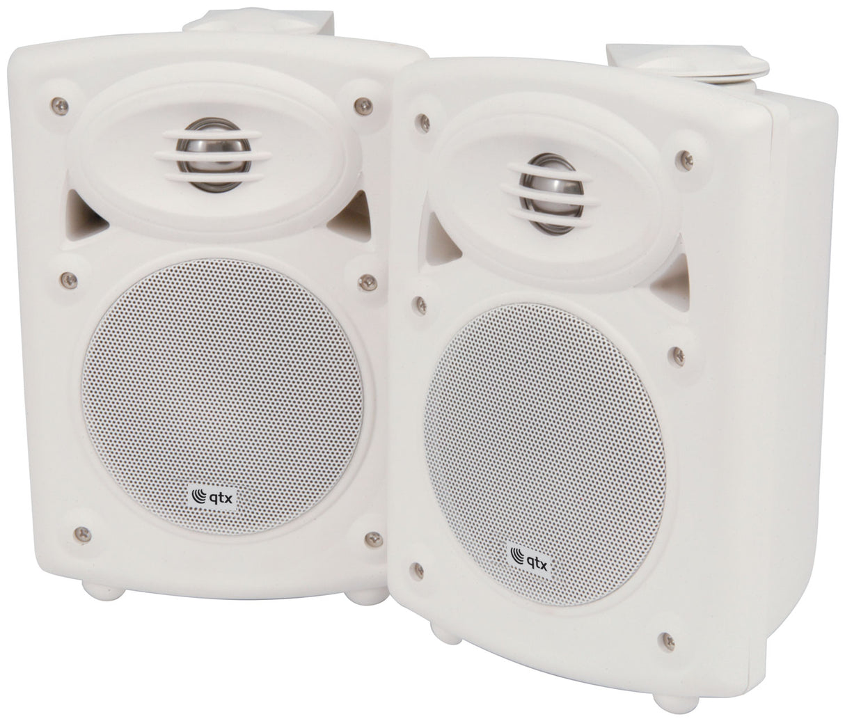 QTX QR5W Amplified Stereo Studio Monitor Speaker System