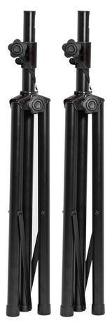 QTX Heavy Duty Speaker Stand Twin Pack