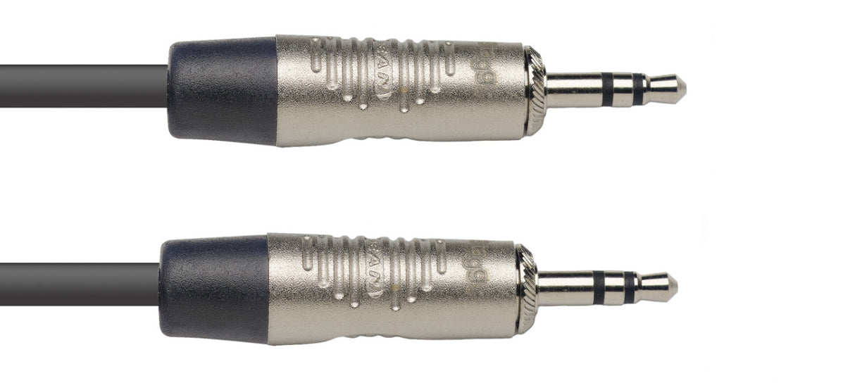 Stagg NAC6MPSR N series audio cable, mini jack/mini jack (m/m), stereo, 6 m (20Ft)