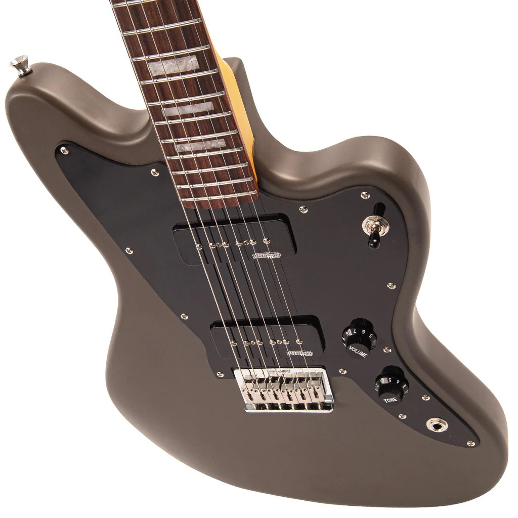 Vintage V65H Reissued Hard Tail Electric Guitar Satin Grey