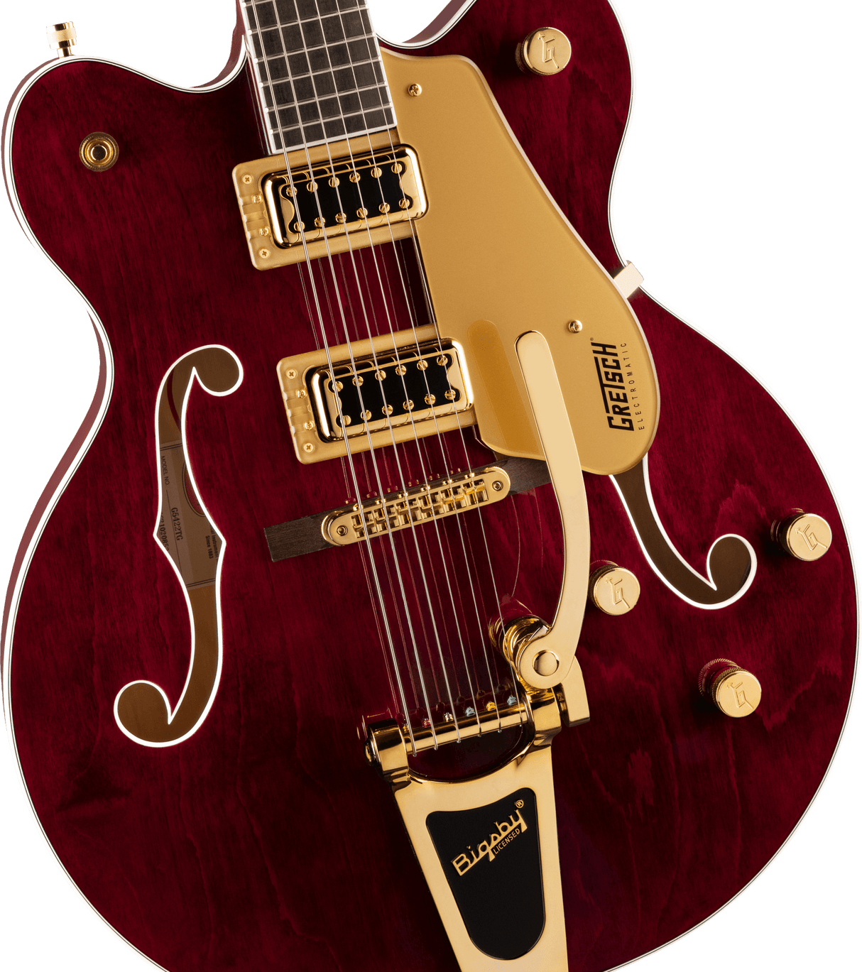 Gretsch G5422TG Electromatic Classic Hollow Body DC with Bigsby - Gold Hardware Walnut Stain