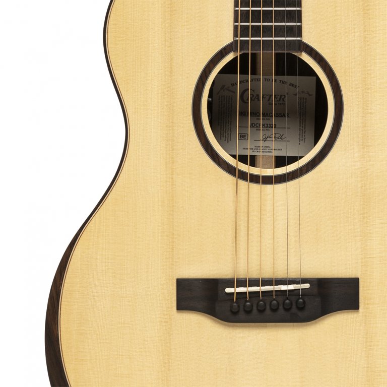 Crafter Big Mino Macassar Electro-Acoustic Travel Guitar Spruce/Macassar Ebony