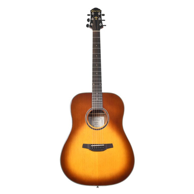 Crafter HD250-BRS Silver Series 250 Dreadnought Acoustic - Brown Sunburst
