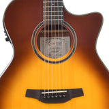 Crafter HT250-CE-BRS Silver Series 250 Orchestra Electro-Acoustic Spruce Brown Sunburst
