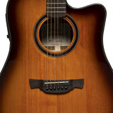 Crafter Able D600CE Dreadnought Vintage Sunburst