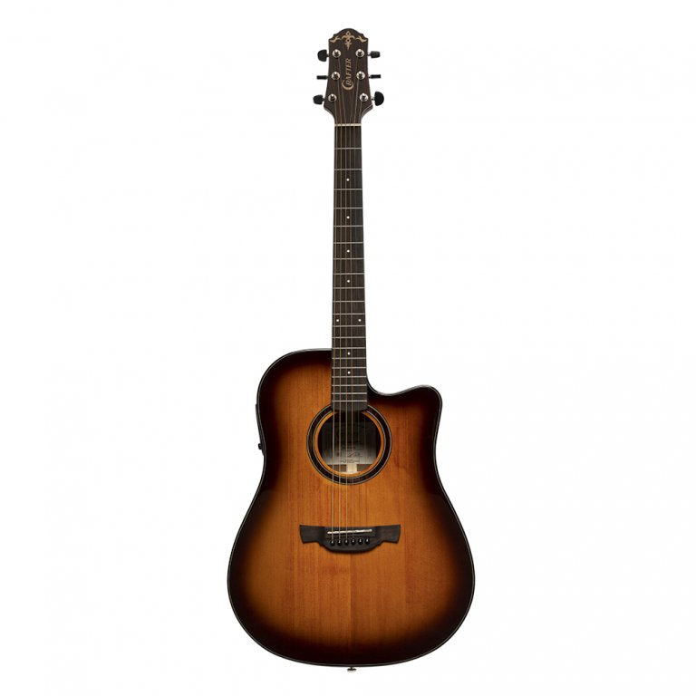 Crafter Able D600CE Dreadnought Vintage Sunburst
