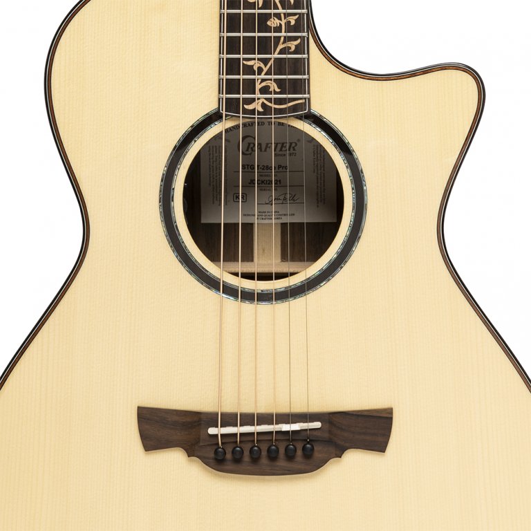 Crafter STG T28CE PRO Stage Series Orchestra Electro-Acoustic Spruce / Macassar Ebony