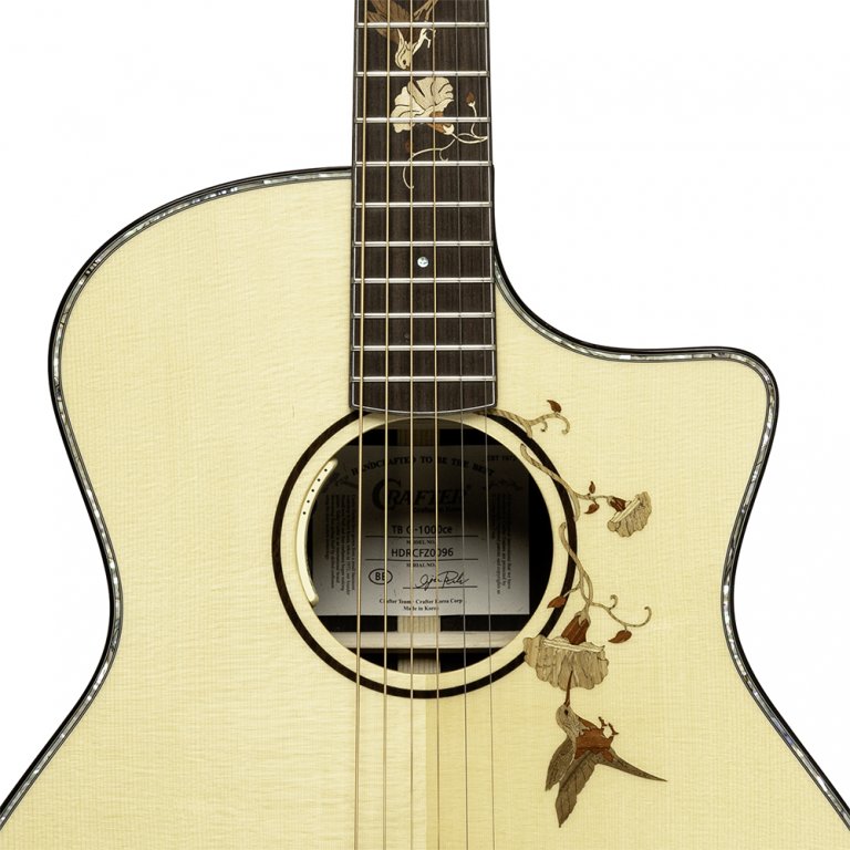 Crafter Anniversary Series TB G-1000CE Grand Auditorium Electro-Acoustic Twin Birds