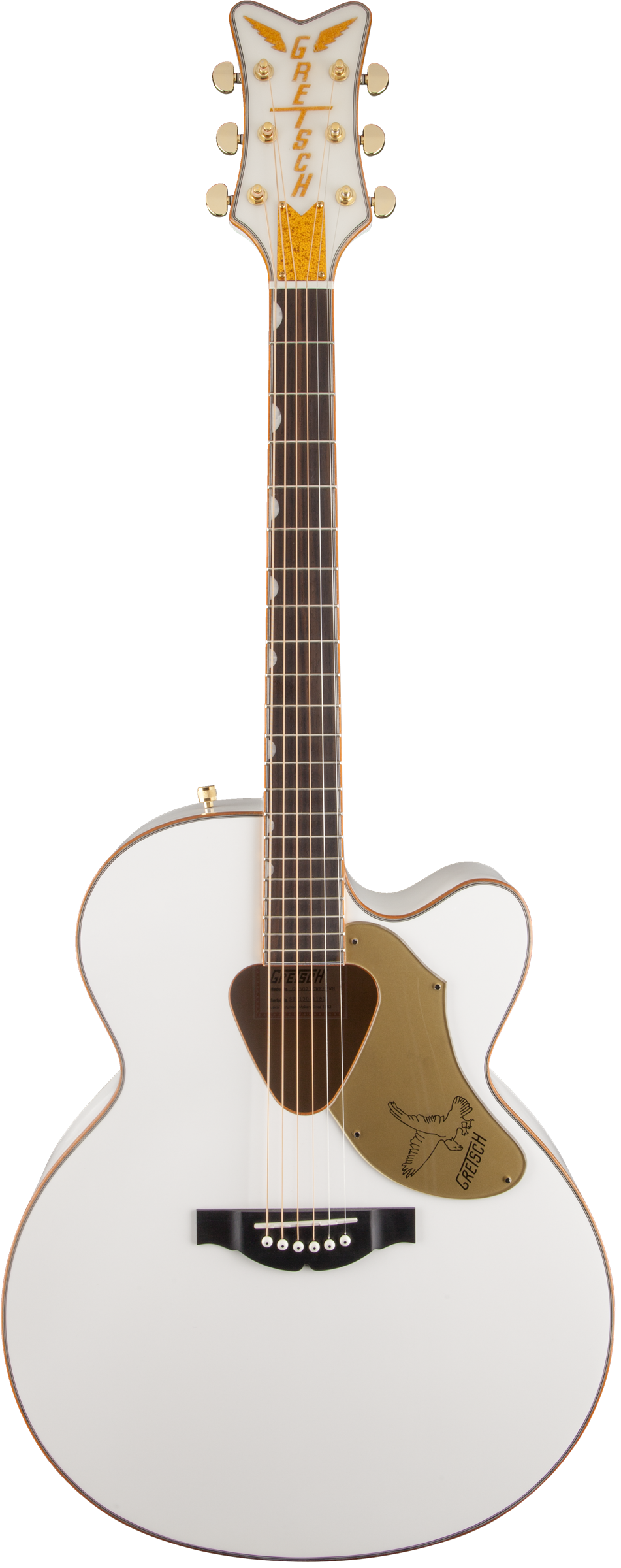 Gretsch G5022CWFE Rancher Falcon Jumbo Electro-Acoustic White