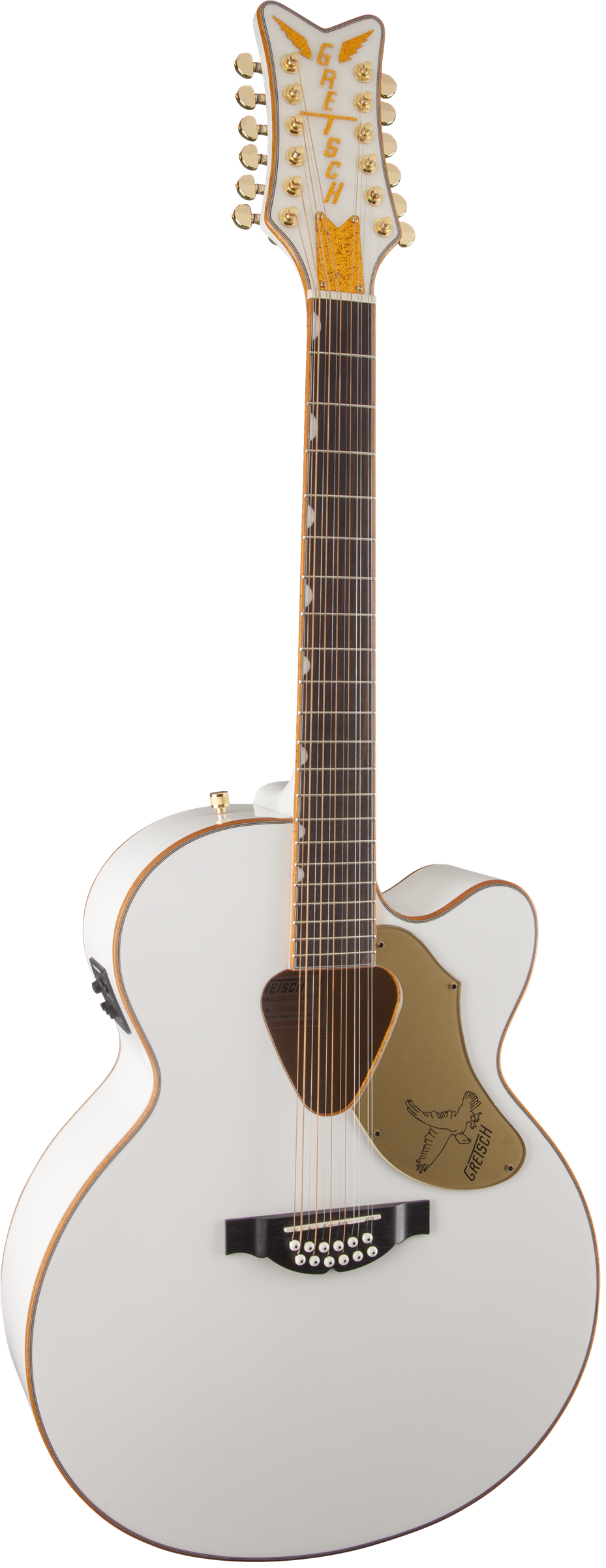 Gretsch G5022CWFE-12 Rancher Falcon Jumbo 12-String Electro-Acoustic White