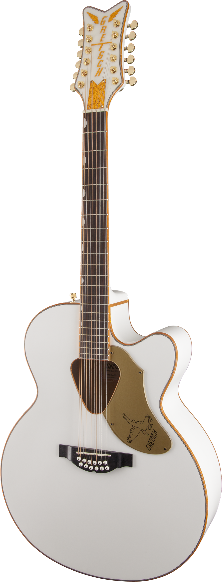 Gretsch G5022CWFE-12 Rancher Falcon Jumbo 12-String Electro-Acoustic White