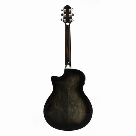Crafter NOBLE TBK Small Jumbo Electro-Acoustic Flamed Maple Black
