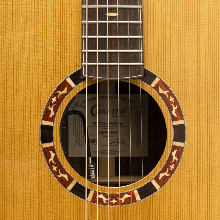 Crafter VL T22E VVS Orchestra Electro-Acoustic Spruce/Macassar Ebony
