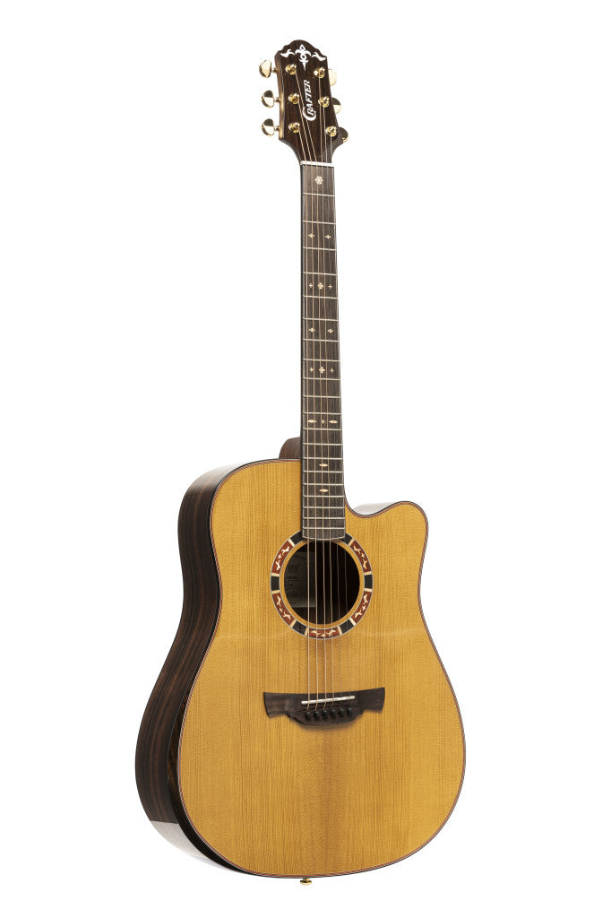 Crafter VL D22CE VVS Dreadnought Electro-Acoustic Spruce/Macassar Ebony