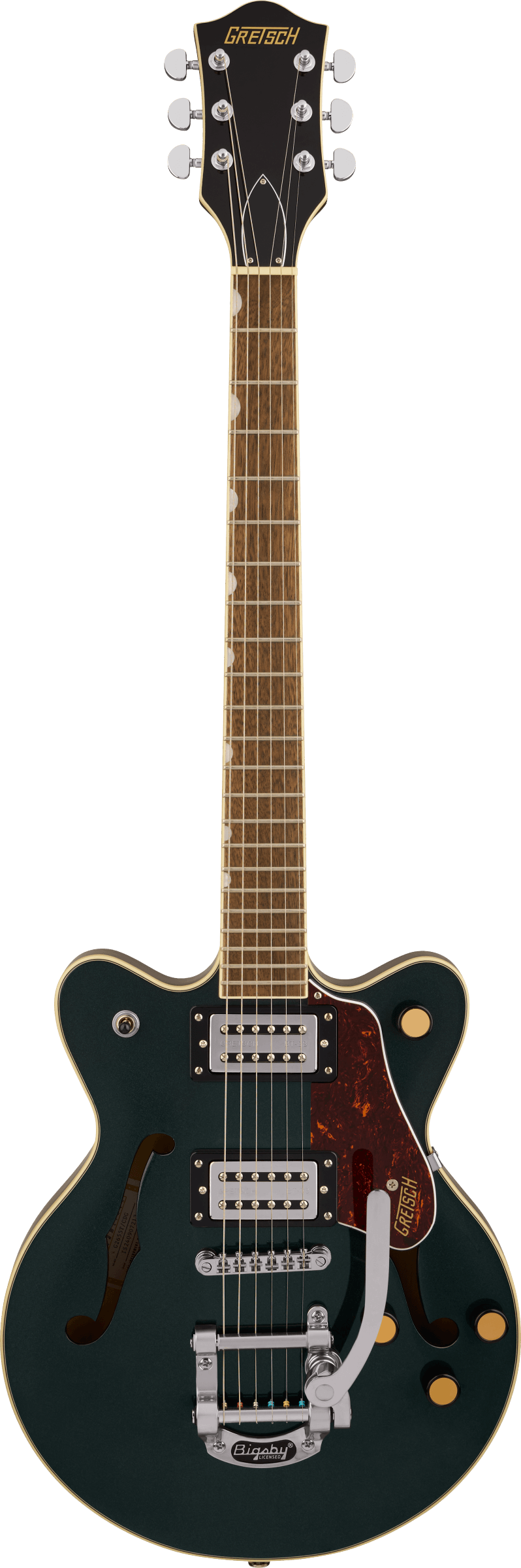 Gretsch G2655T Streamliner Center Block Jr Double-Cut Bigsby Cadillac Green