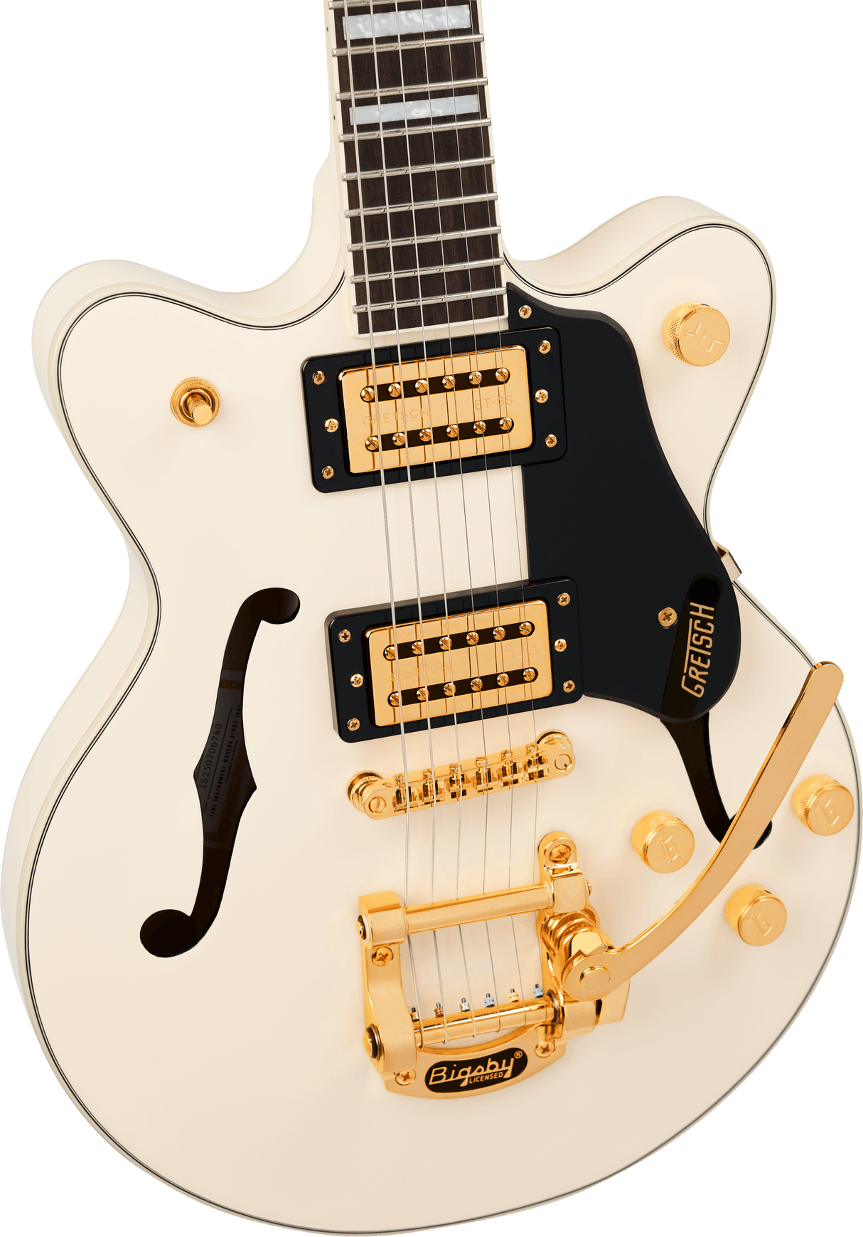Gretsch G2655TG Streamliner Center Block Jr. Double-Cut with Bigsby LTD Vintage White